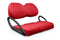 Quilted Leatherette Golf Cart Seat Covers - Quilted Diamond Red and Red / Club Car Precedent / Tempo / Onward