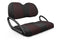 Quilted Neo-Sport Golf Cart Seat Covers - Quilted Diamond Black and Red Diamond Stitching / Club Car Precedent / Tempo / Onward