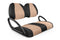 Neo-Sport Golf Cart Seat Covers - Neo-Sport Black and Beige / Club Car Precedent / Tempo / Onward