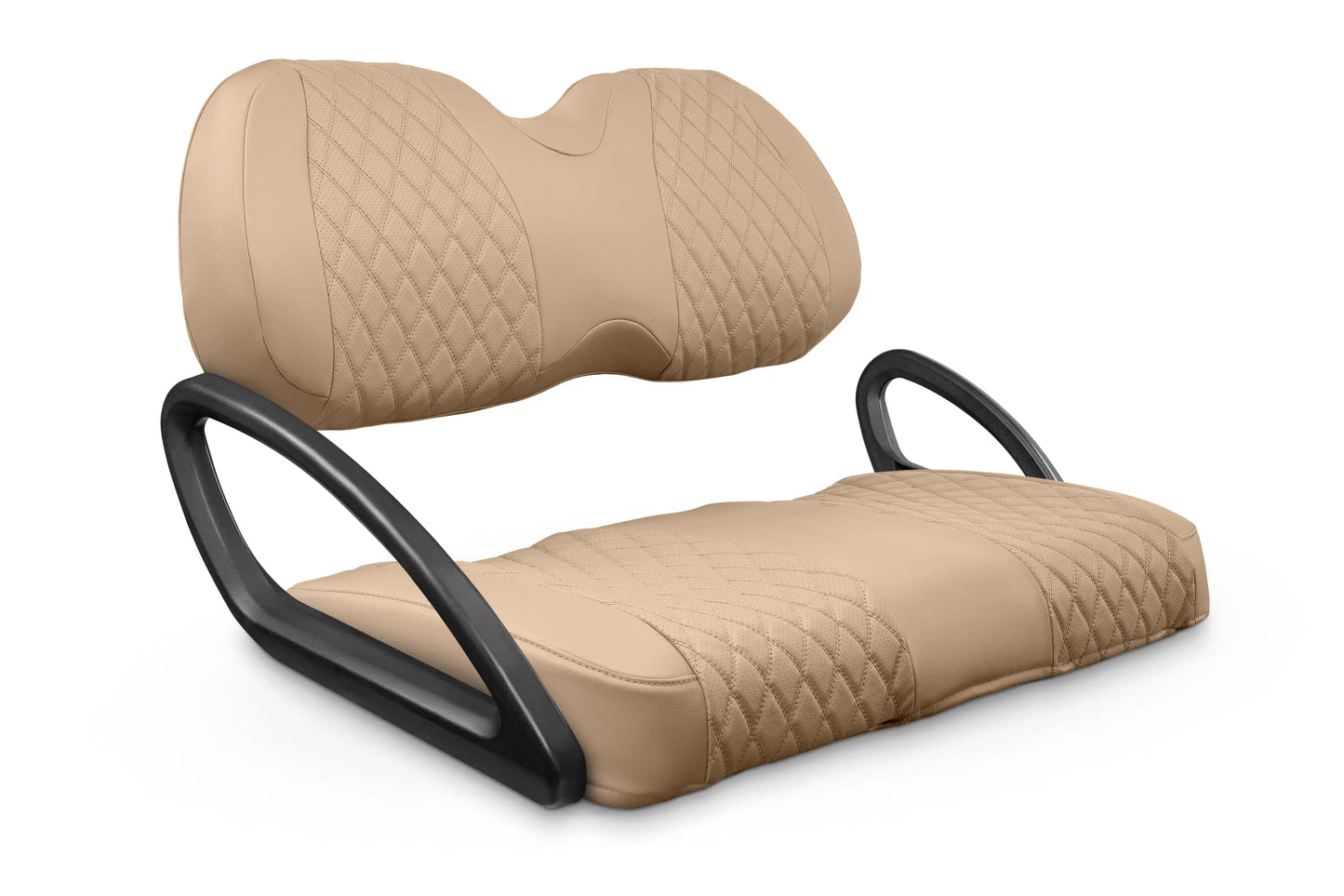 Quilted Diamond Tan and Tan