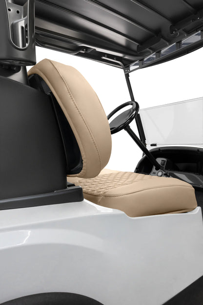 Quilted Hexagon Tan and Tan