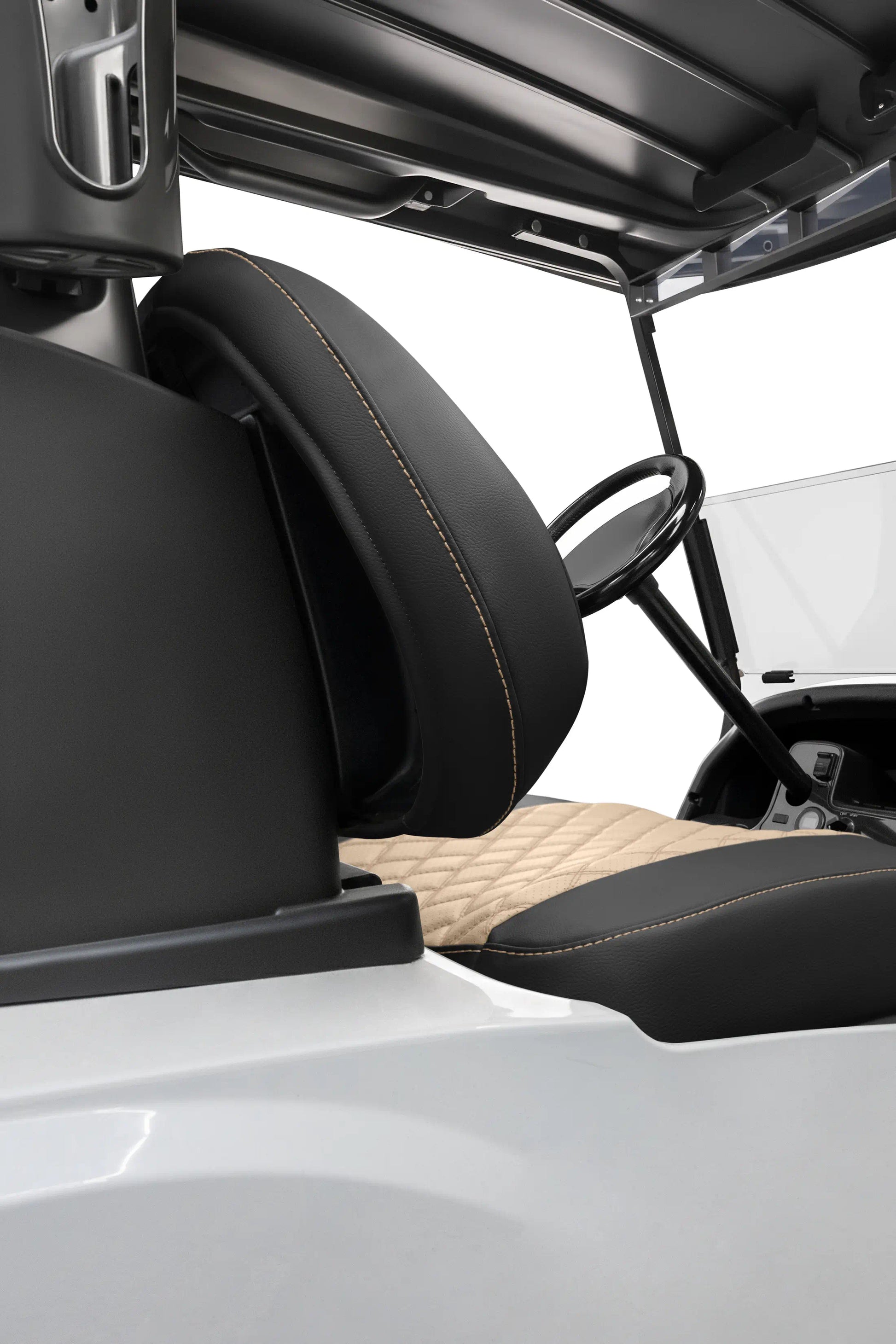 Quilted Diamond Black and Tan