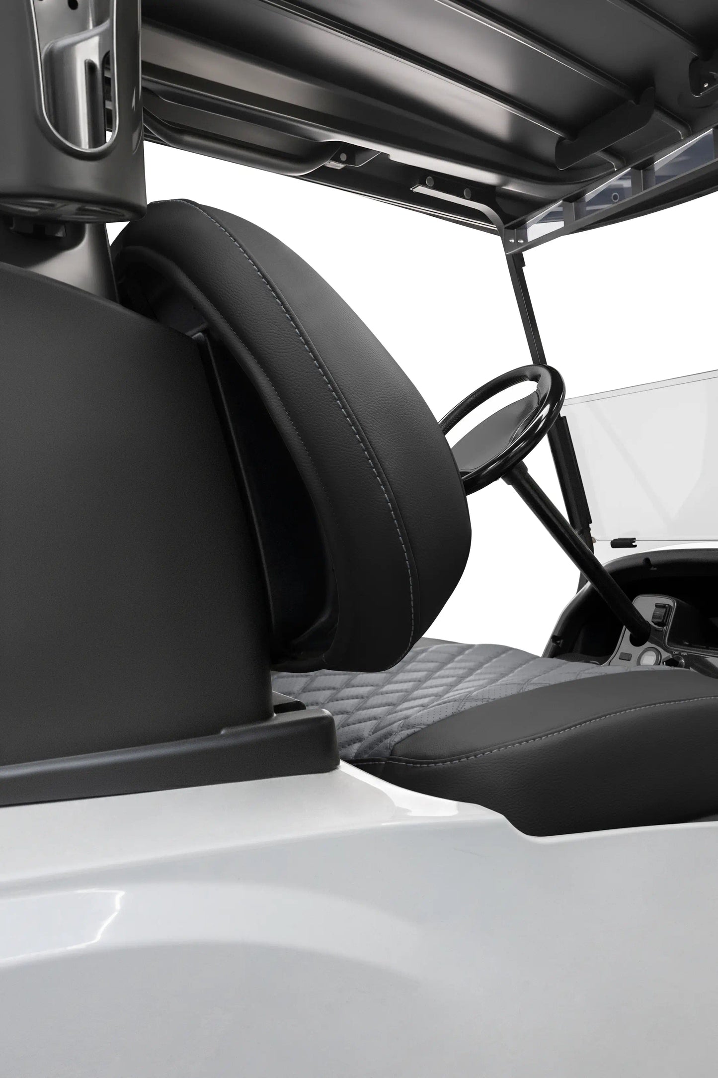 Quilted Diamond Black and Charcoal