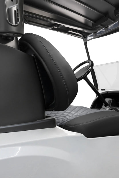 Quilted Diamond Black and Charcoal