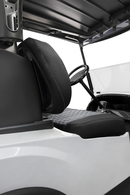 Quilted Hexagon Black and Charcoal