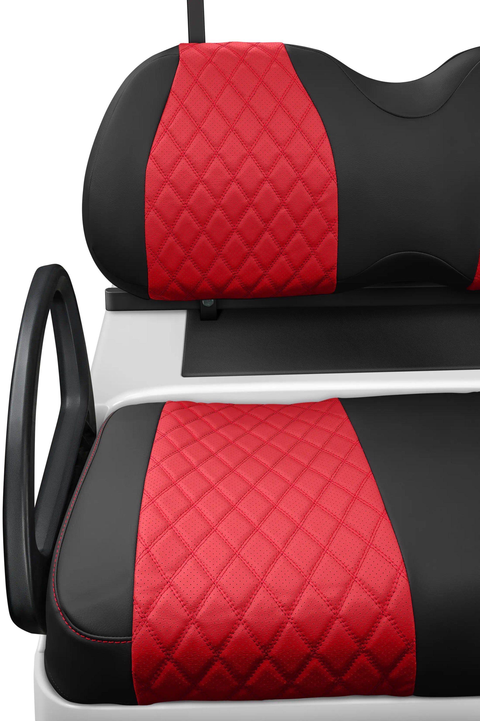 Quilted Diamond Black and Red