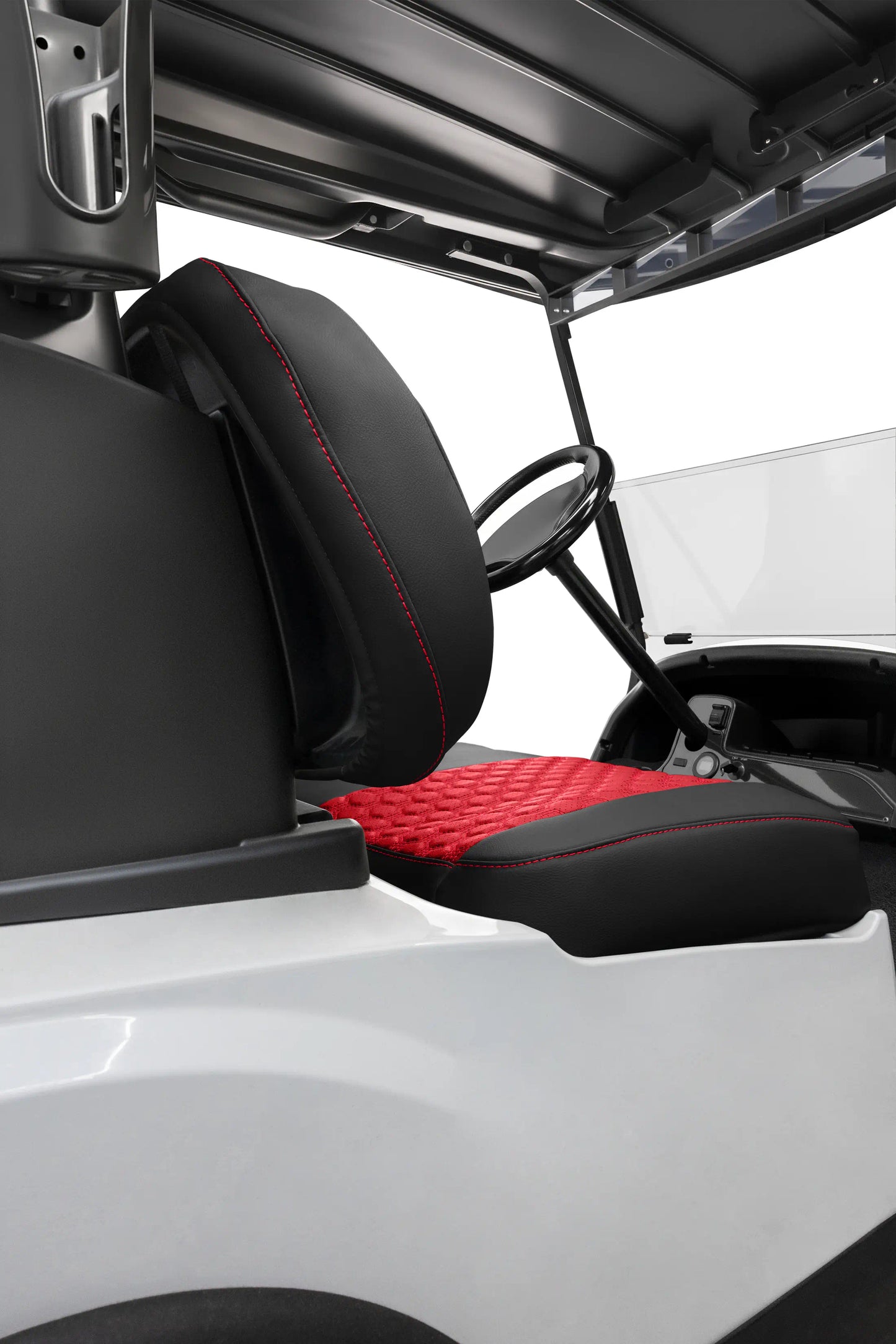 Quilted Hexagon Black and Red