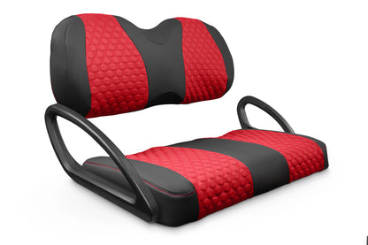 Quilted Hexagon Black and Red