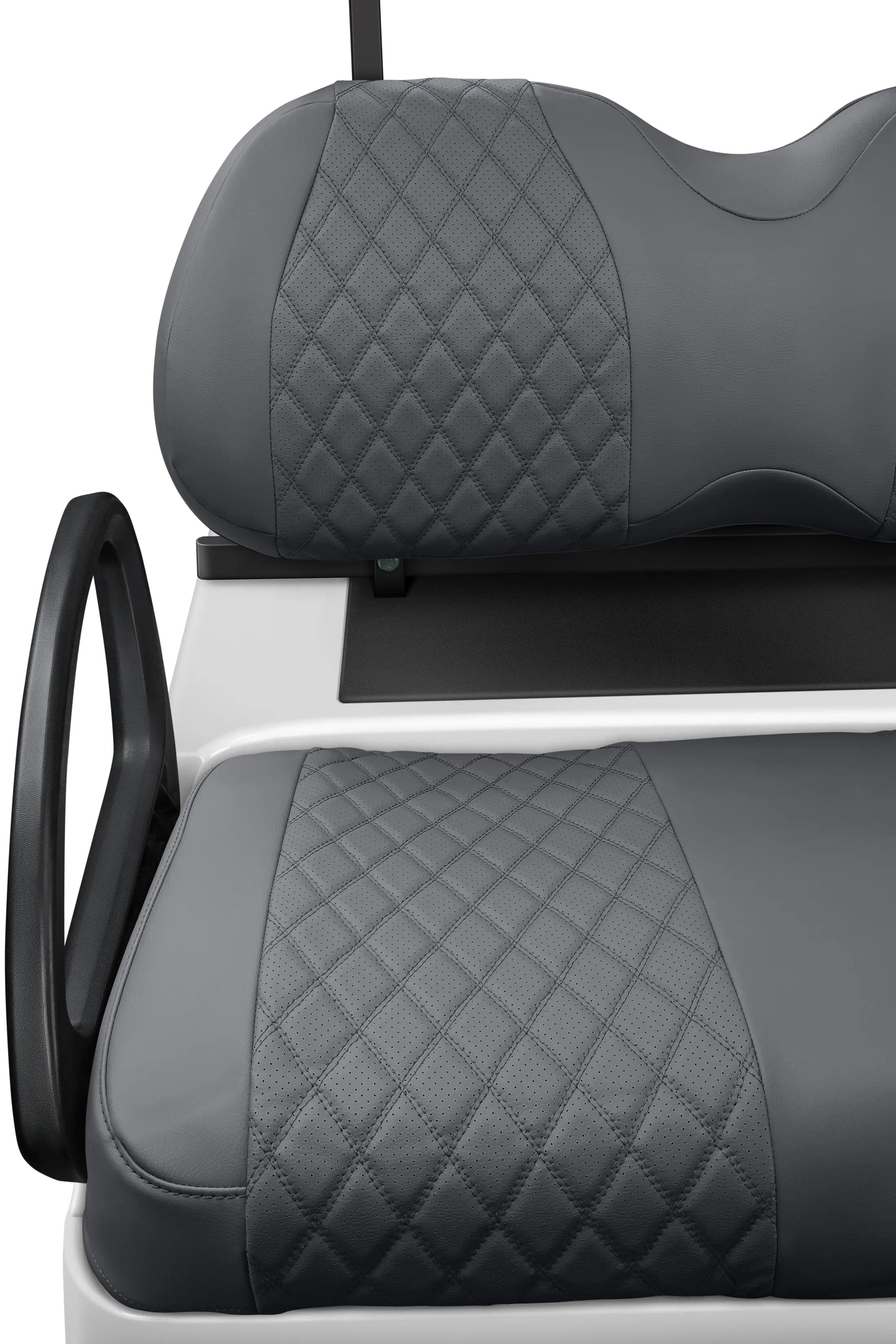 Quilted Diamond Charcoal and Charcoal