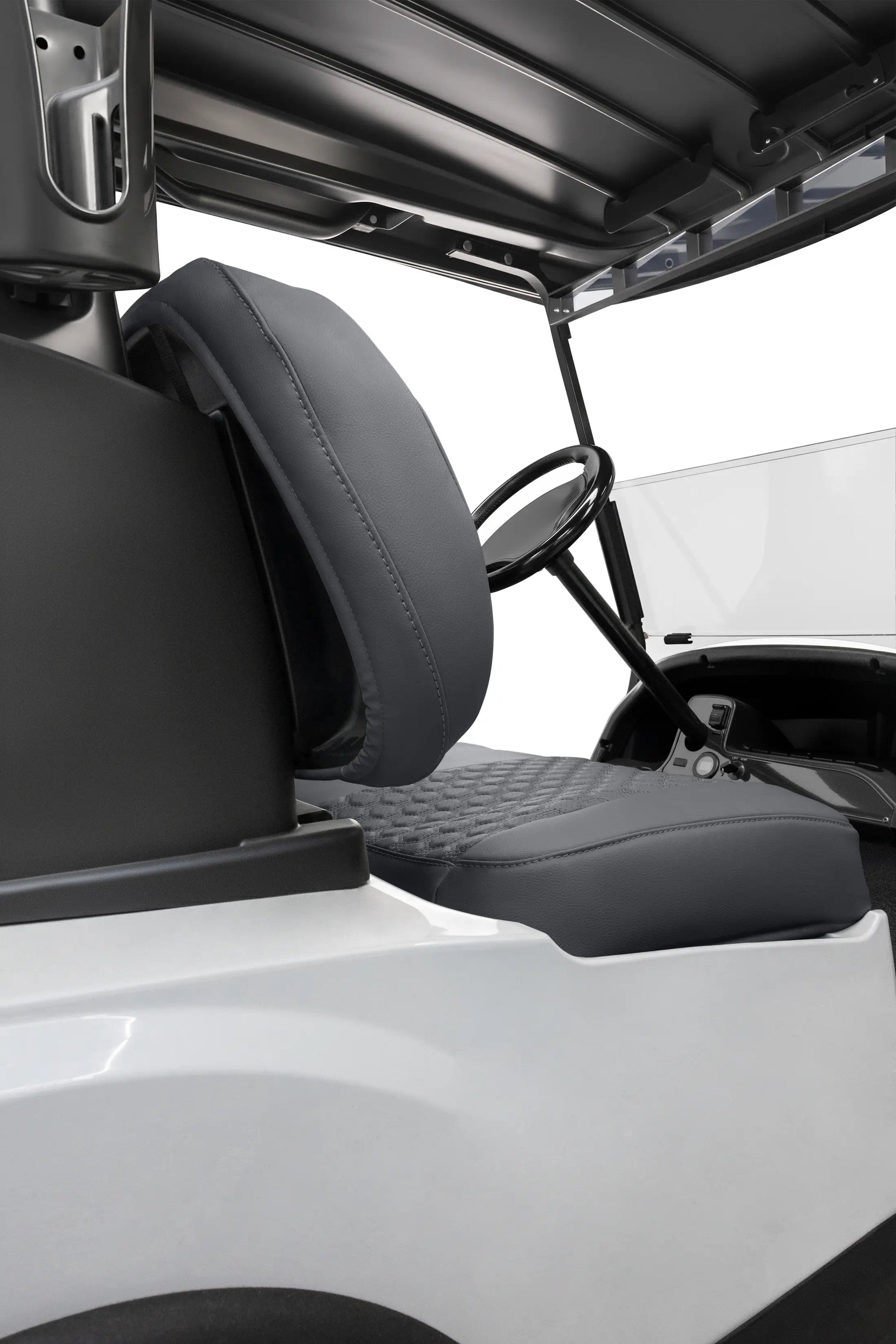 Quilted Hexagon Charcoal and Charcoal