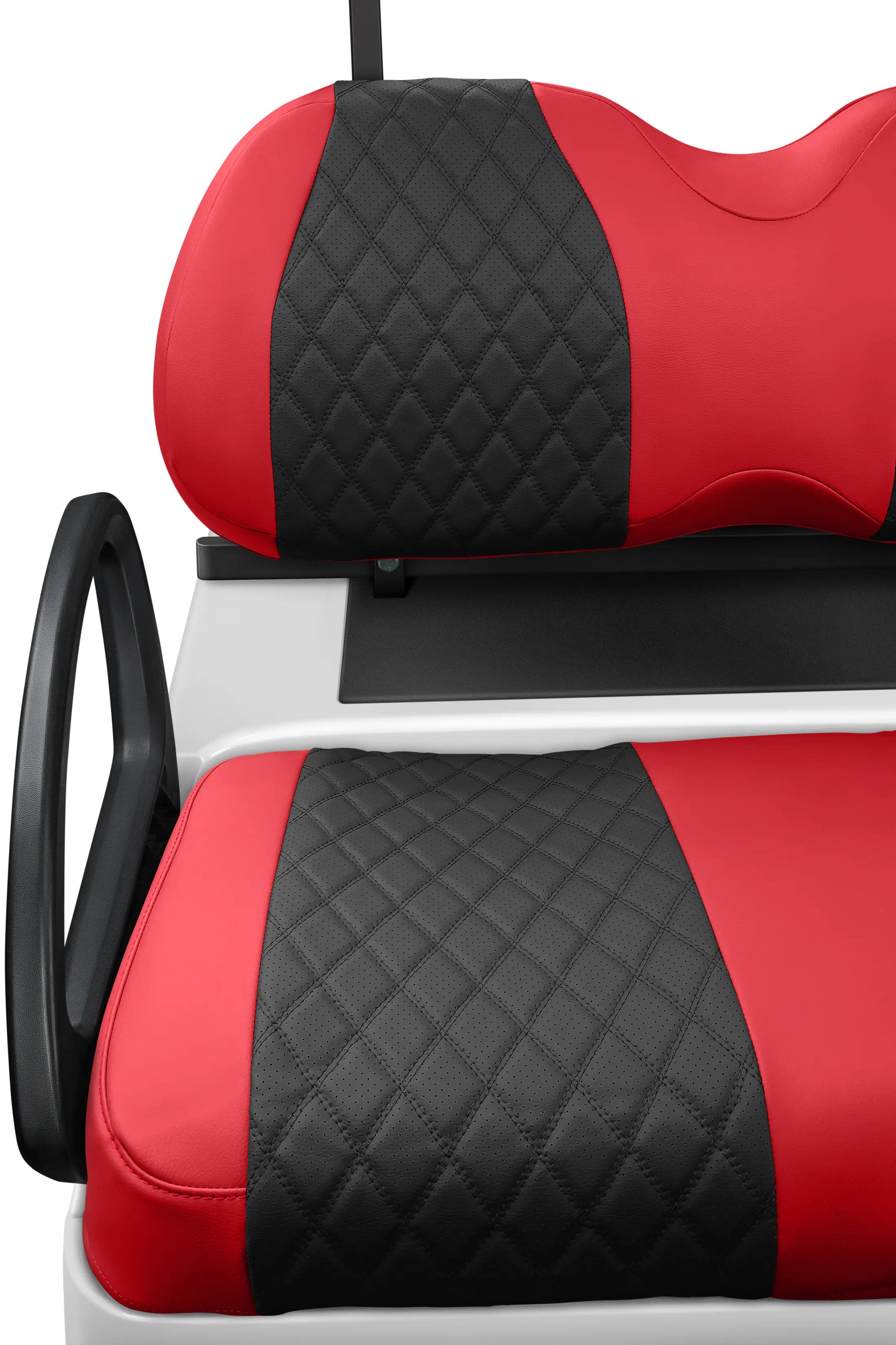 Quilted Diamond Red and Black