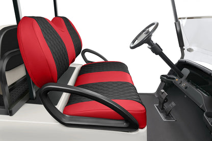 Quilted Diamond Red and Black