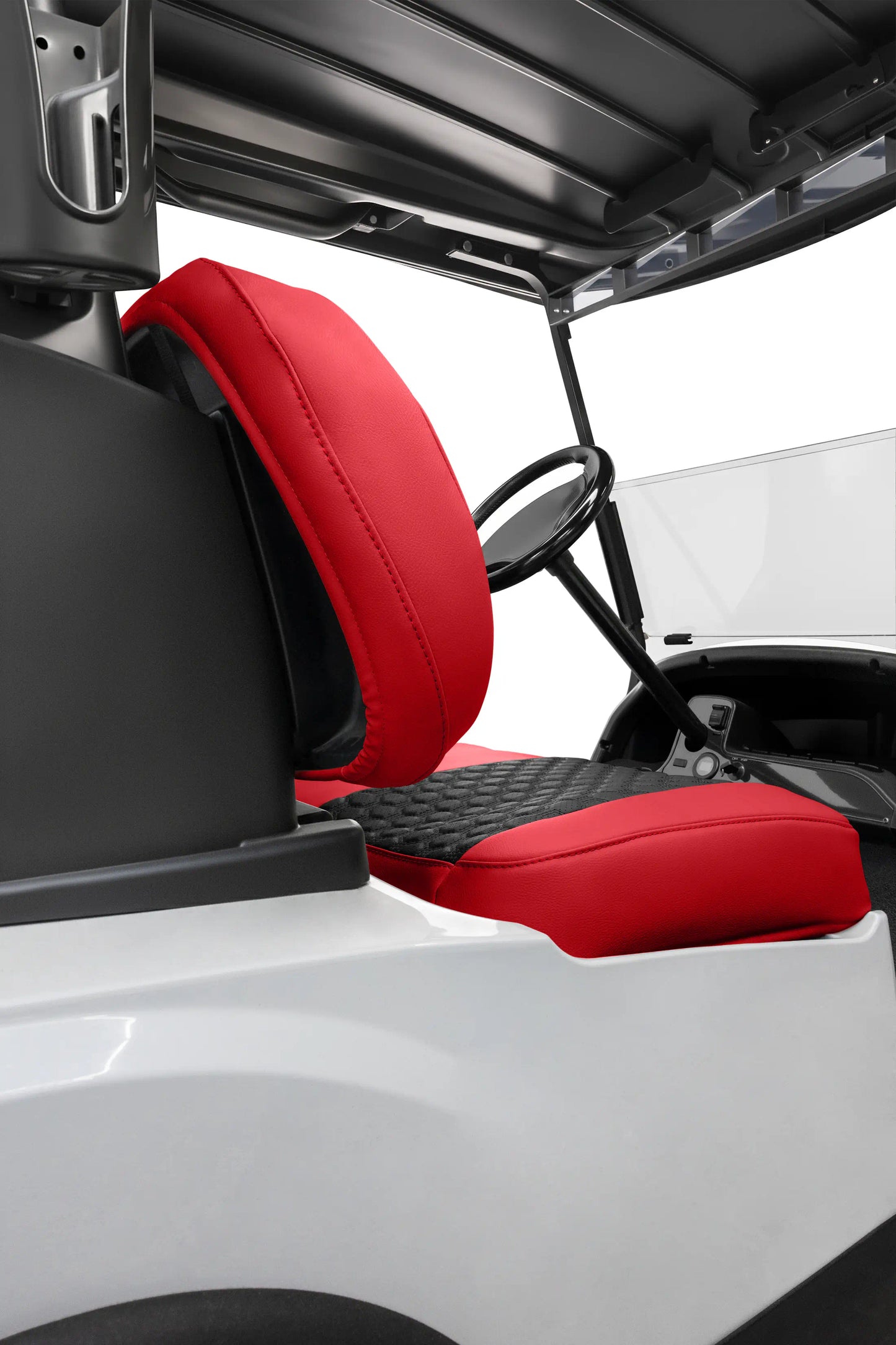 Quilted Hexagon Red and Black