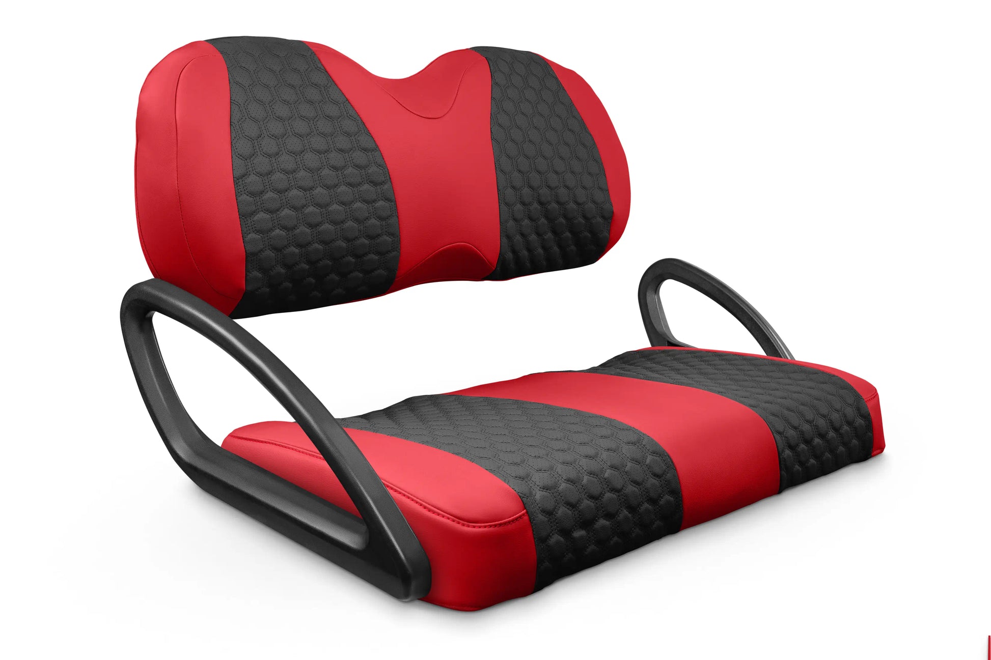 Quilted Hexagon Red and Black