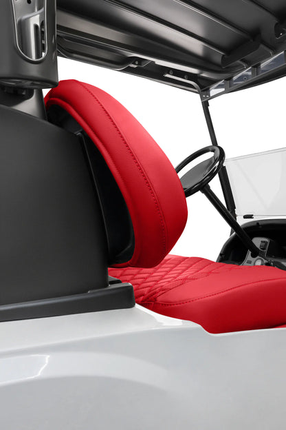 Quilted Diamond Red and Red