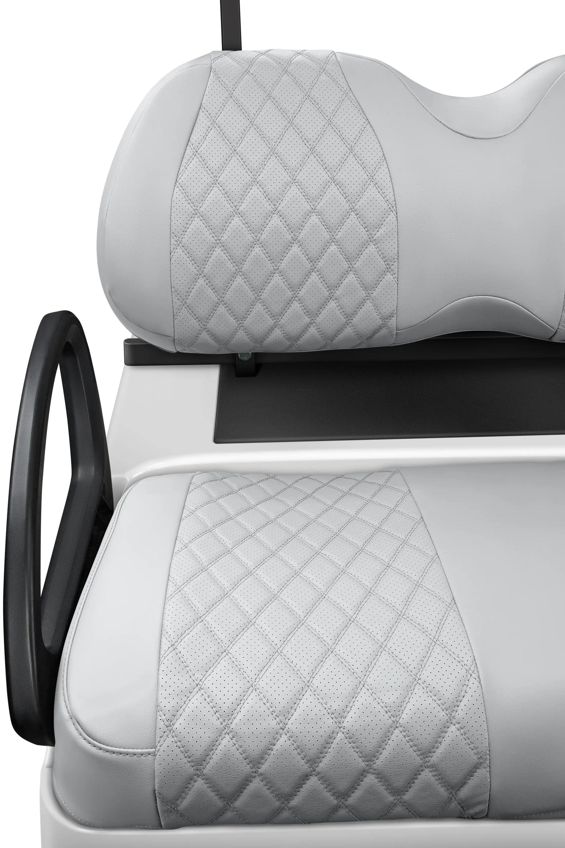 Quilted Diamond Silver and Silver