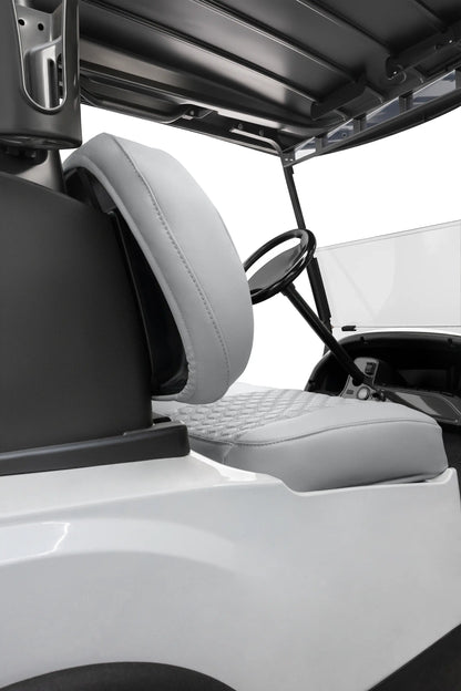 Quilted Hexagon Silver and Silver