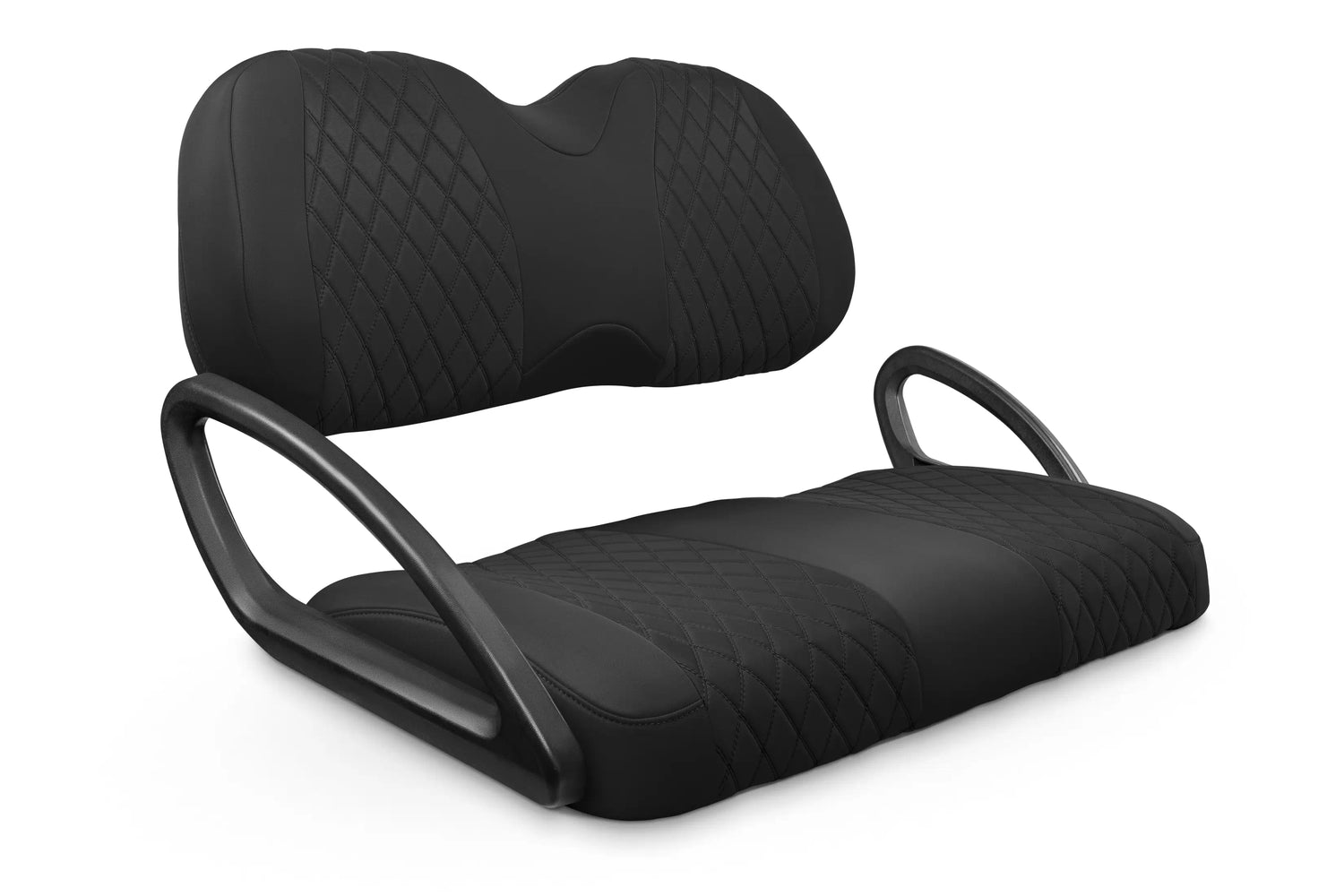 Quilted Diamond Black and Black