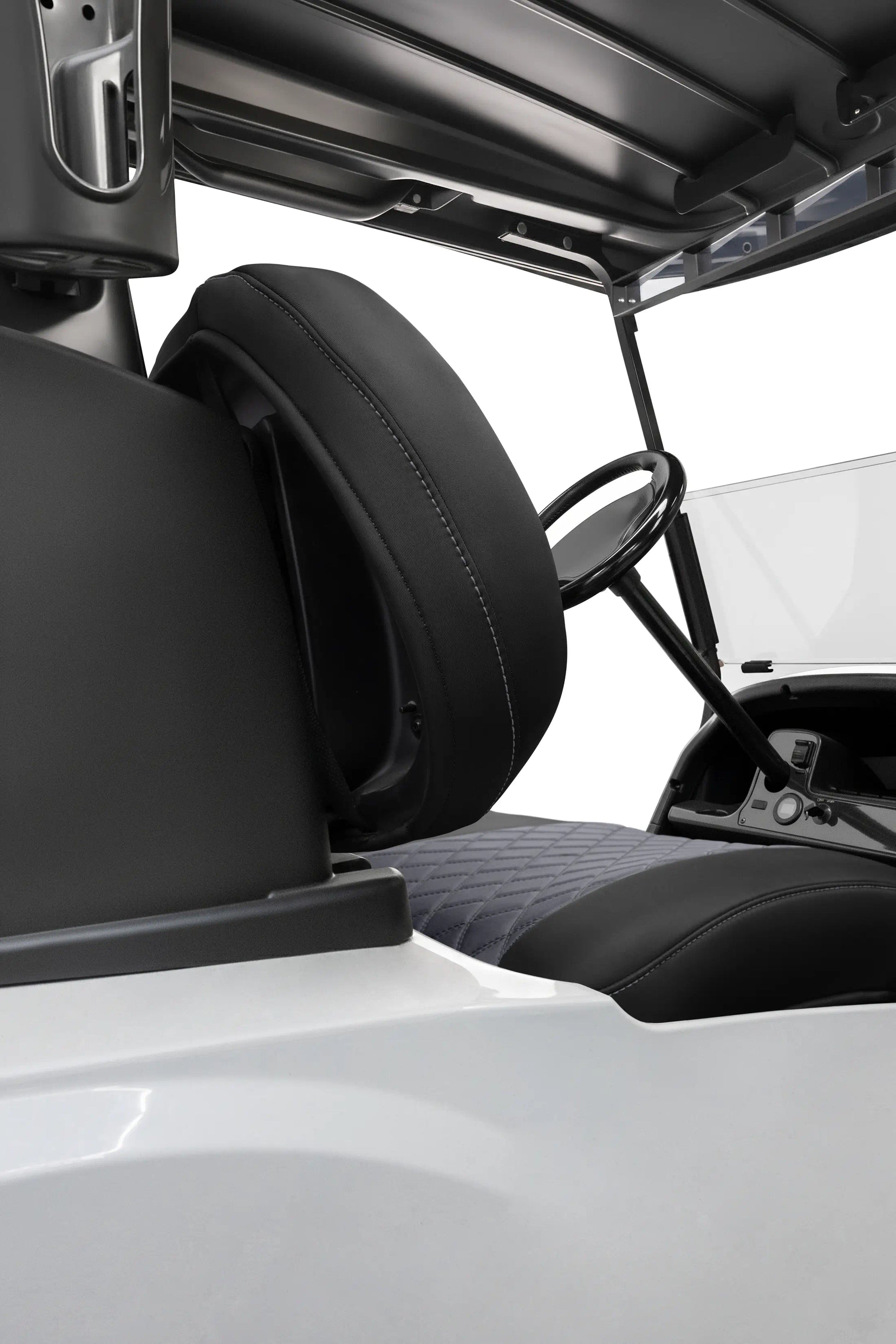 Quilted Diamond Black and Charcoal