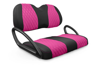 Quilted Diamond Black and Pink