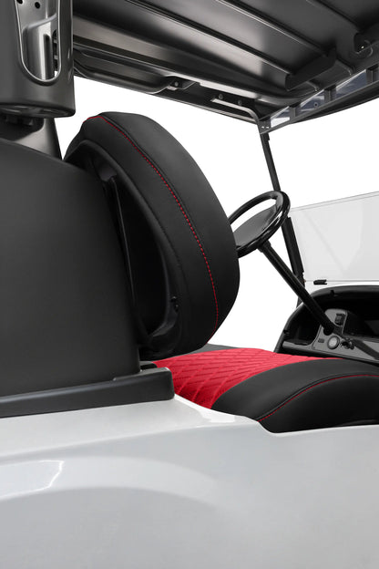 Quilted Diamond Black and Red