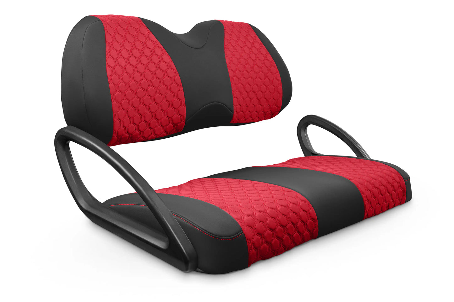 Quilted Hexagon Black and Red