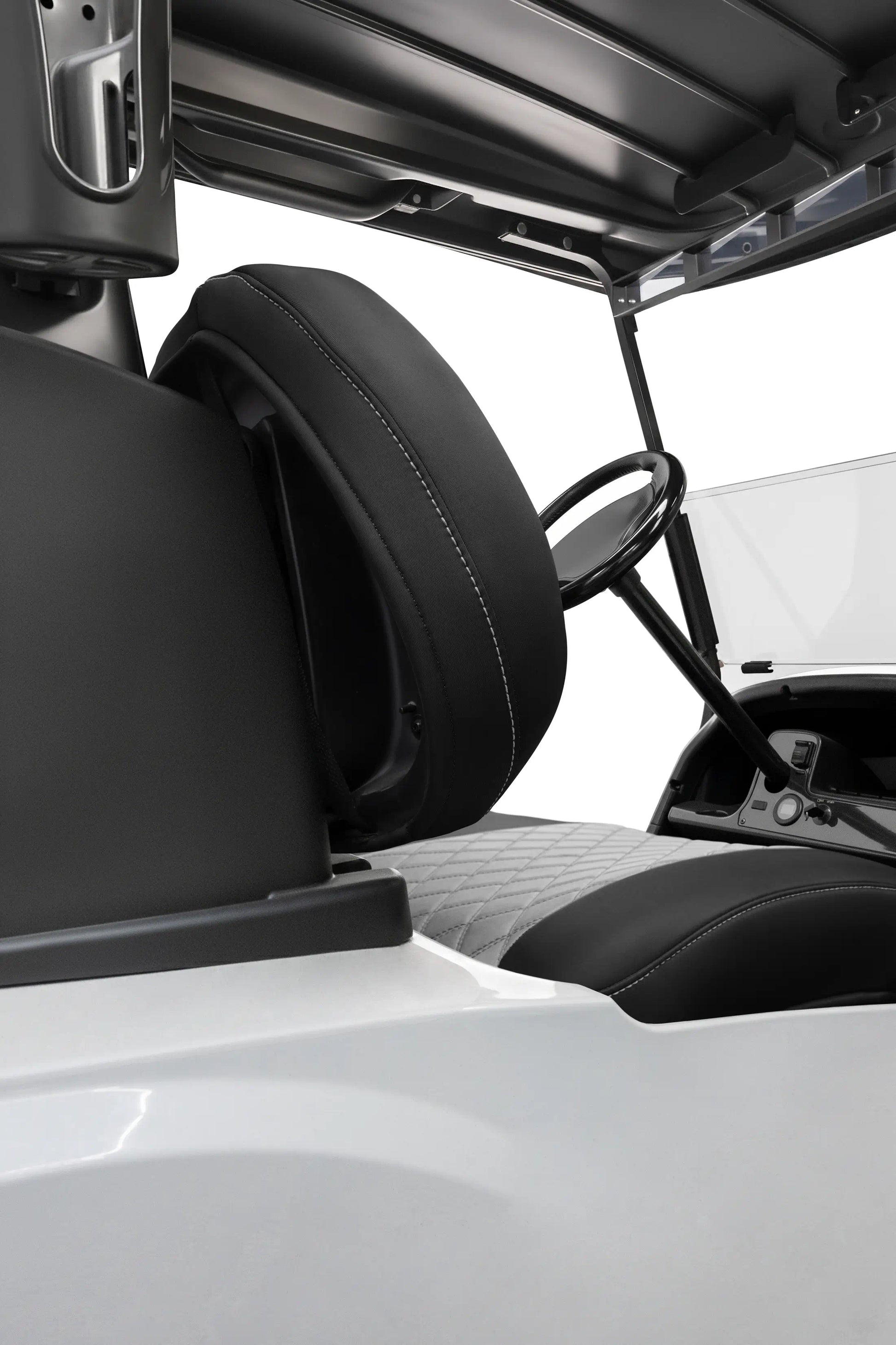 Quilted Diamond Black and Silver