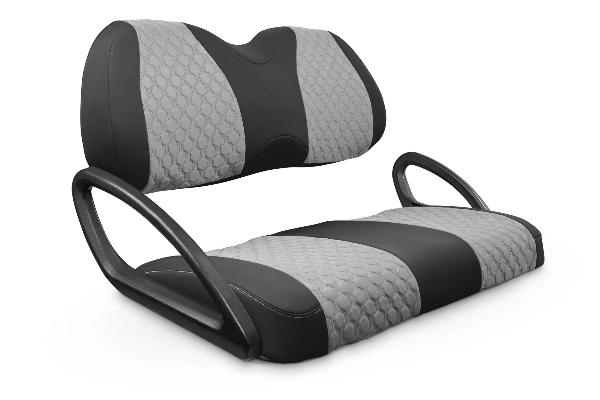 Quilted Hexagon Black and Silver