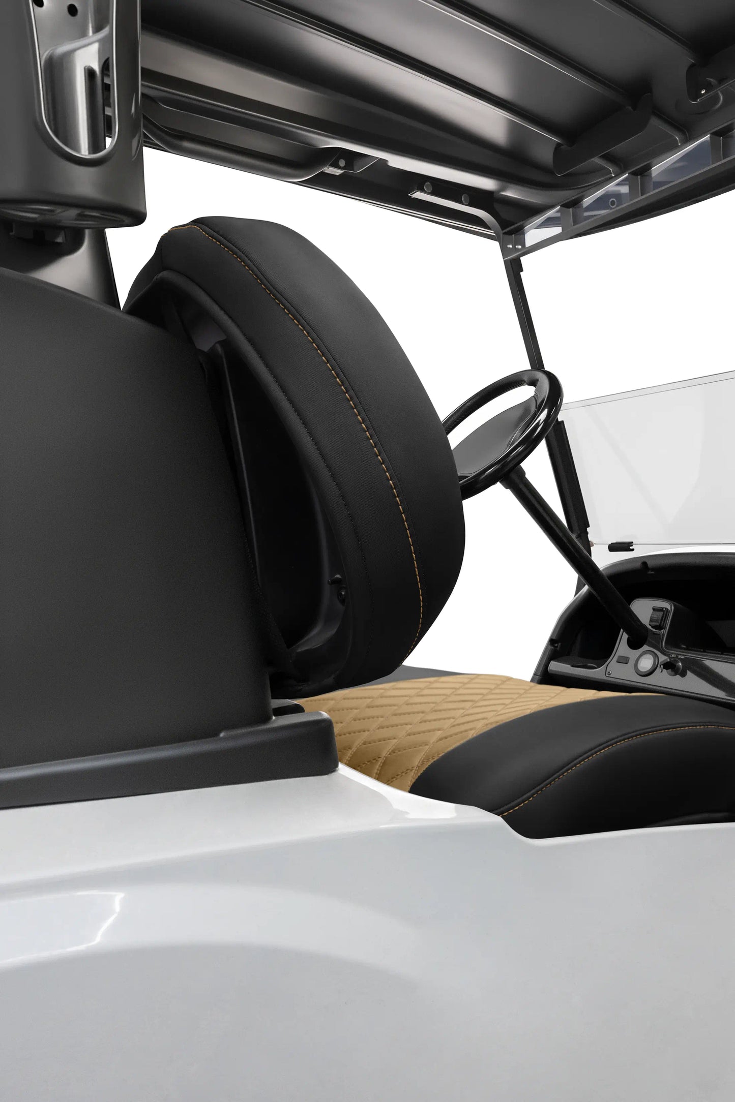 Quilted Diamond Black and Tan