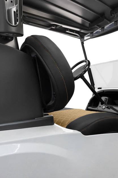 Quilted Diamond Black and Tan