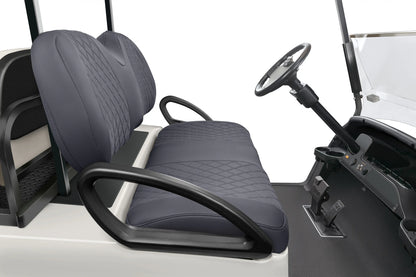 Quilted Diamond Charcoal and Charcoal