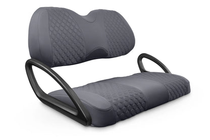 Quilted Hexagon Charcoal and Charcoal