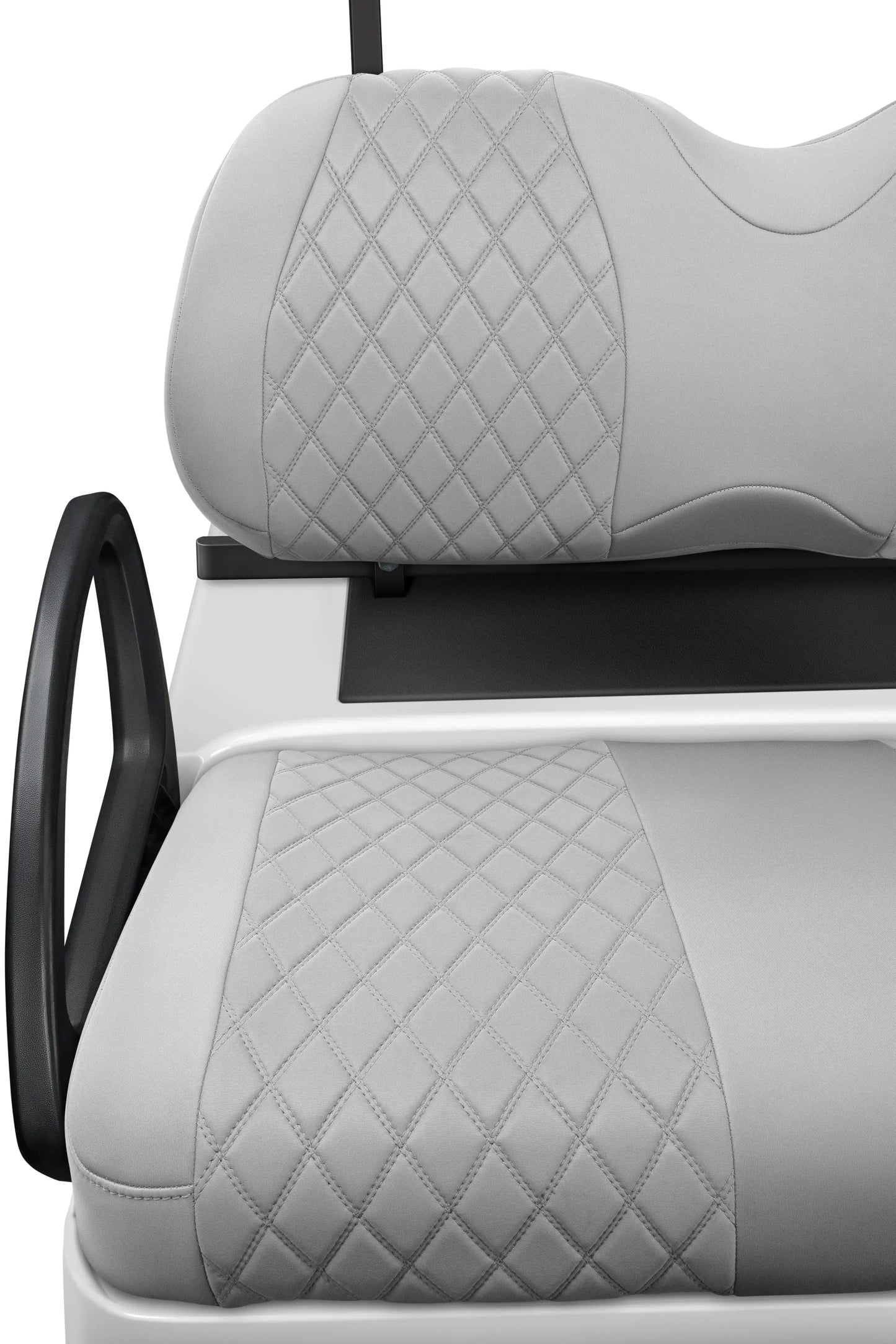 Quilted Diamond Silver and Silver