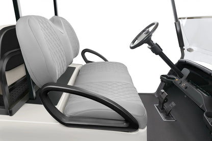 Quilted Diamond Silver and Silver