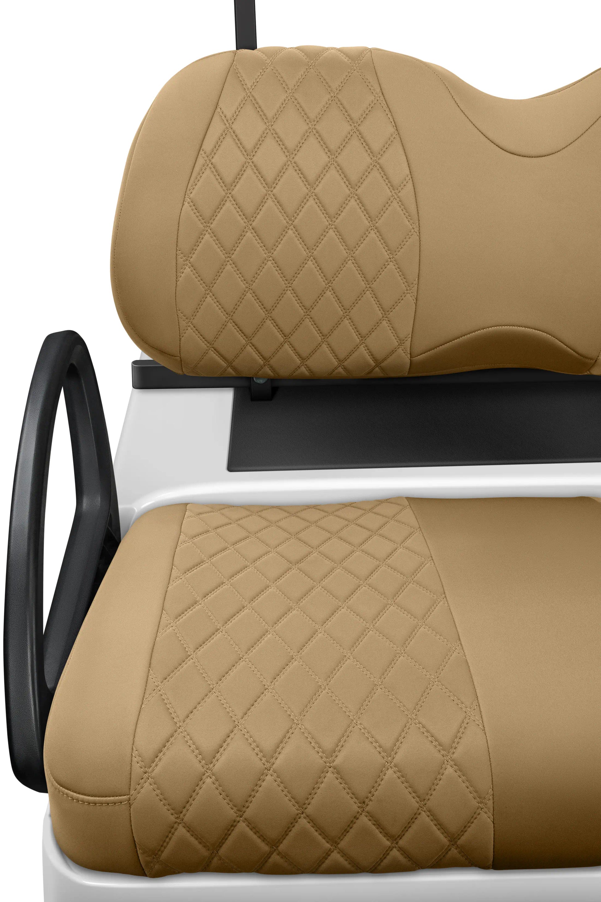 Quilted Diamond Tan And Tan