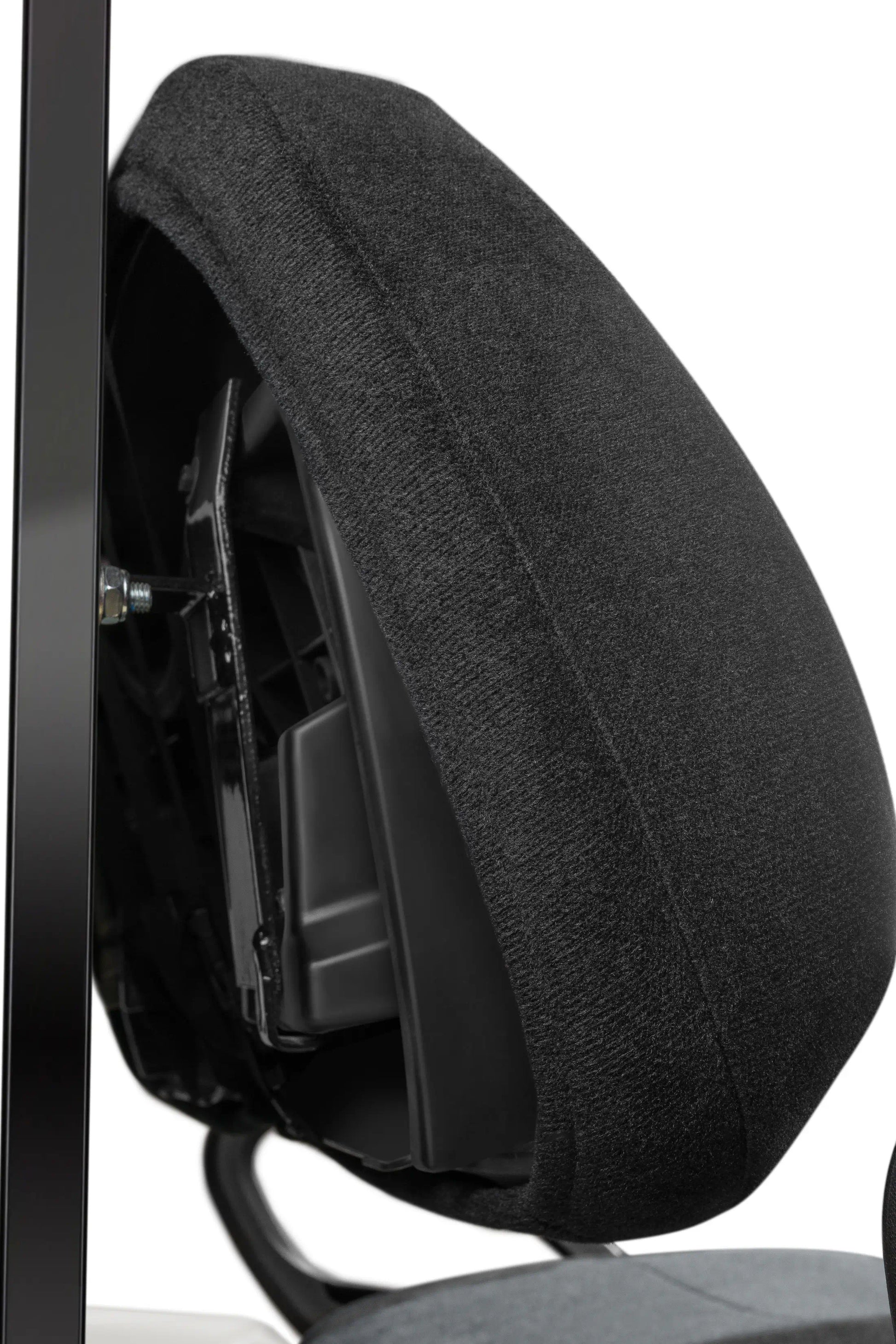 Velour Black and Charcoal