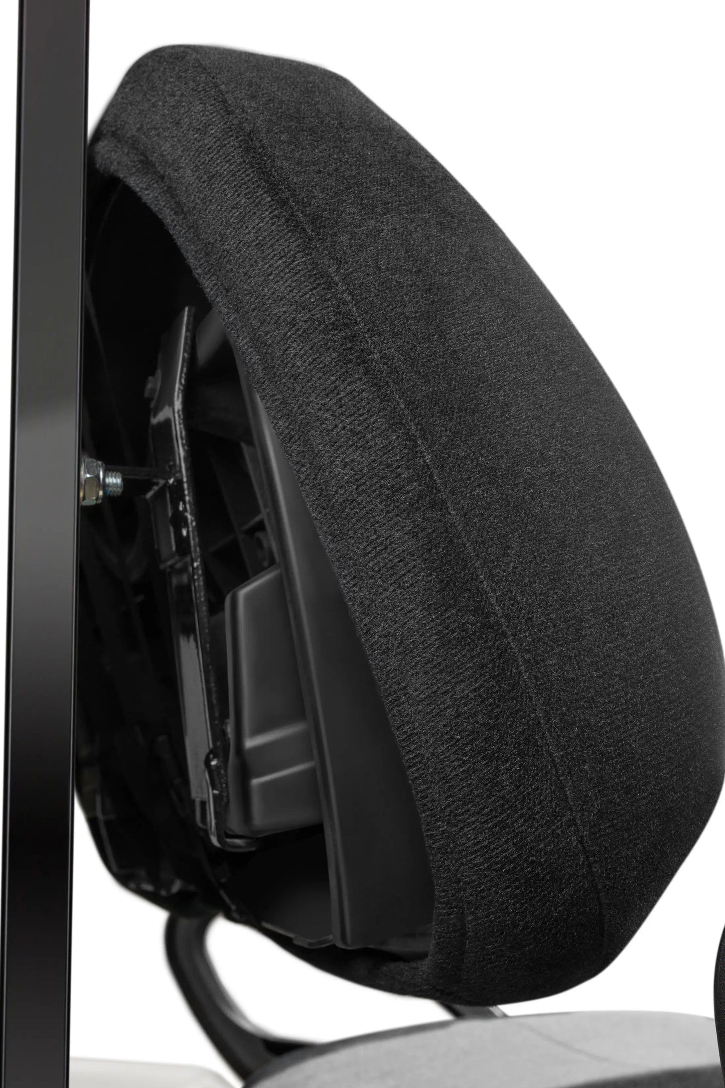 Velour Black and Silver