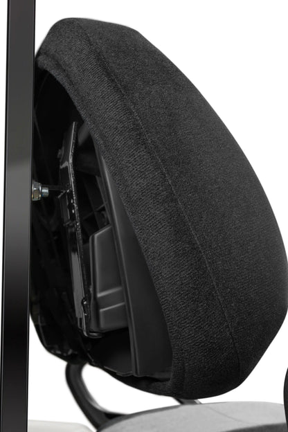 Velour Black and Silver