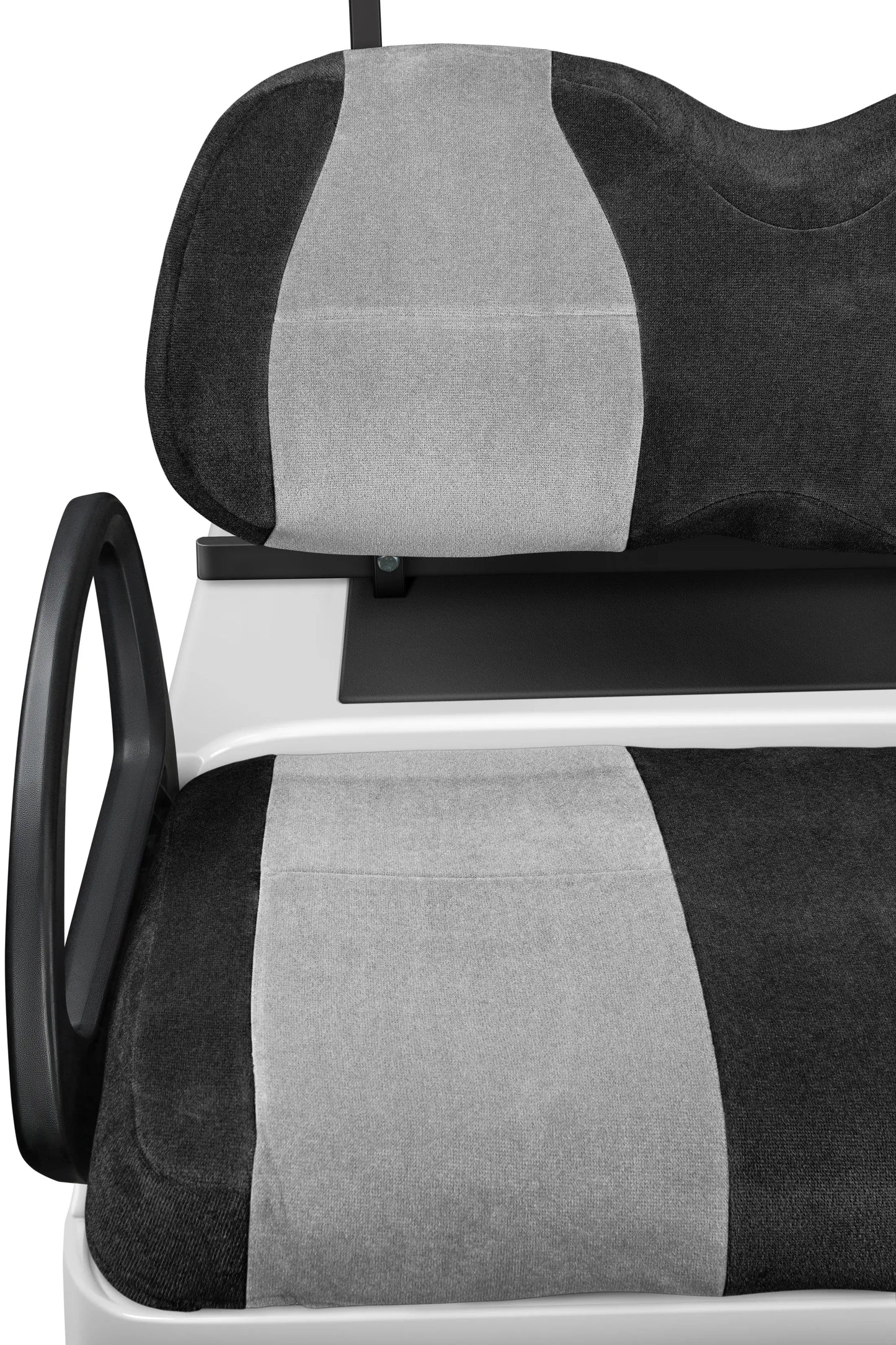 Velour Black and Silver