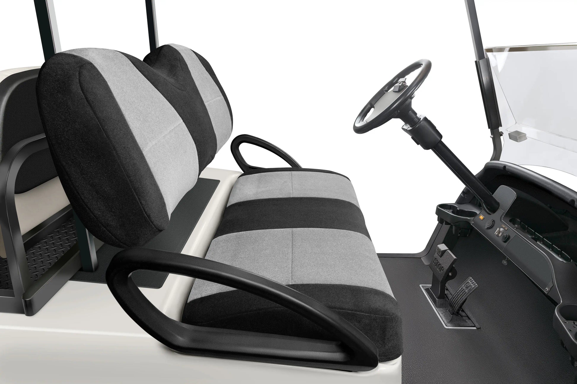 Velour Black and Silver