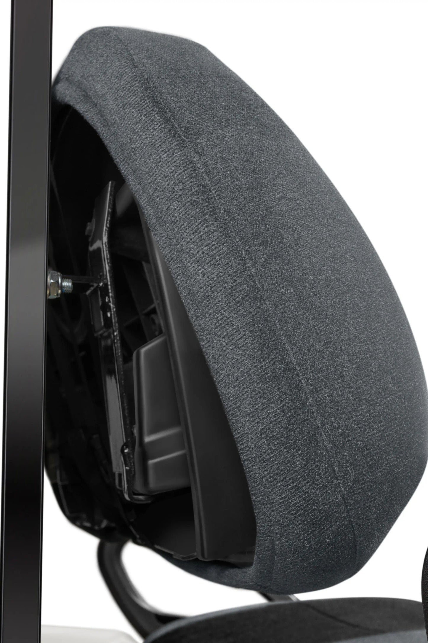 Velour Charcoal and Black