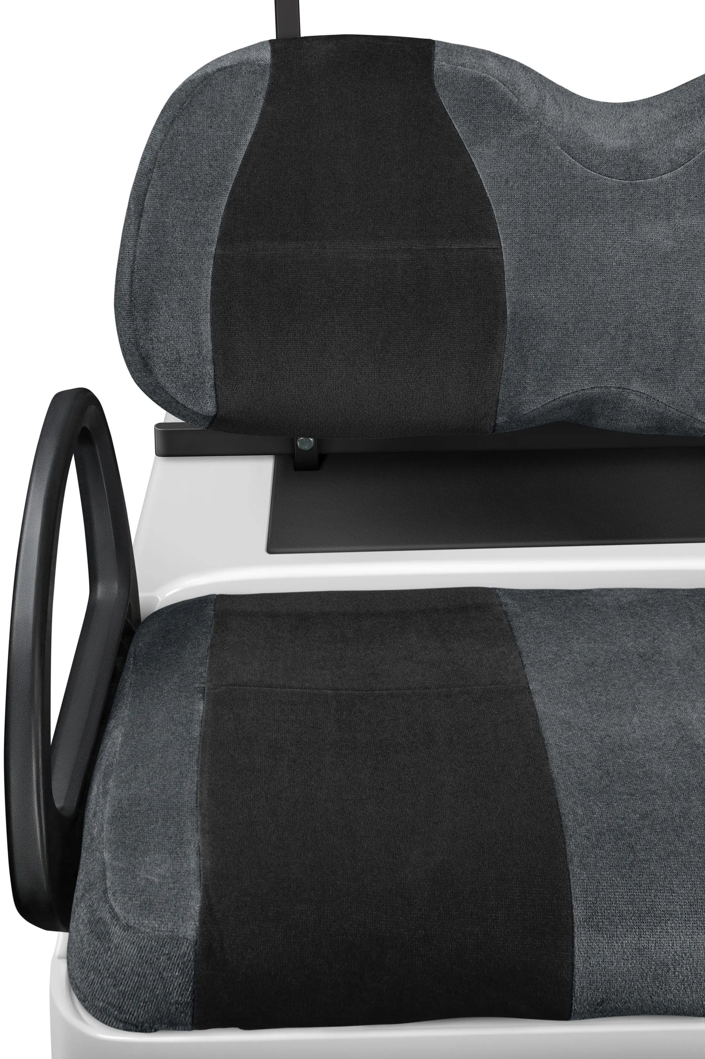 Velour Charcoal and Black