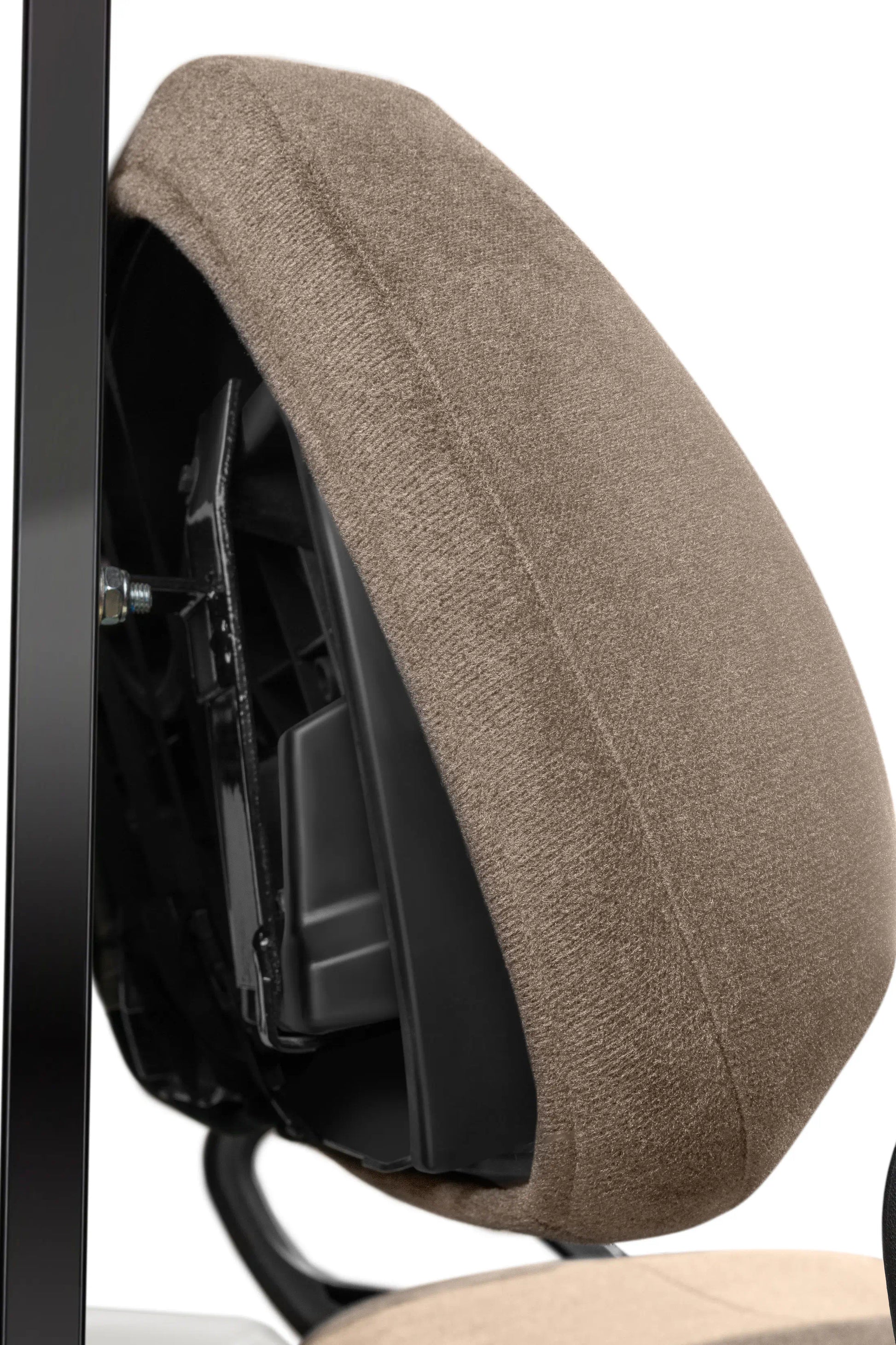 Velour Taupe and Tan