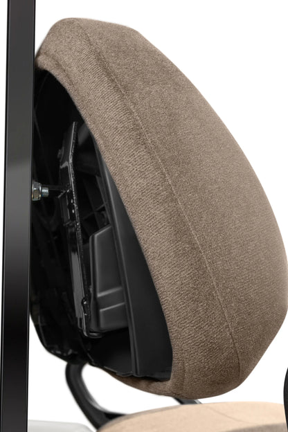 Velour Taupe and Tan