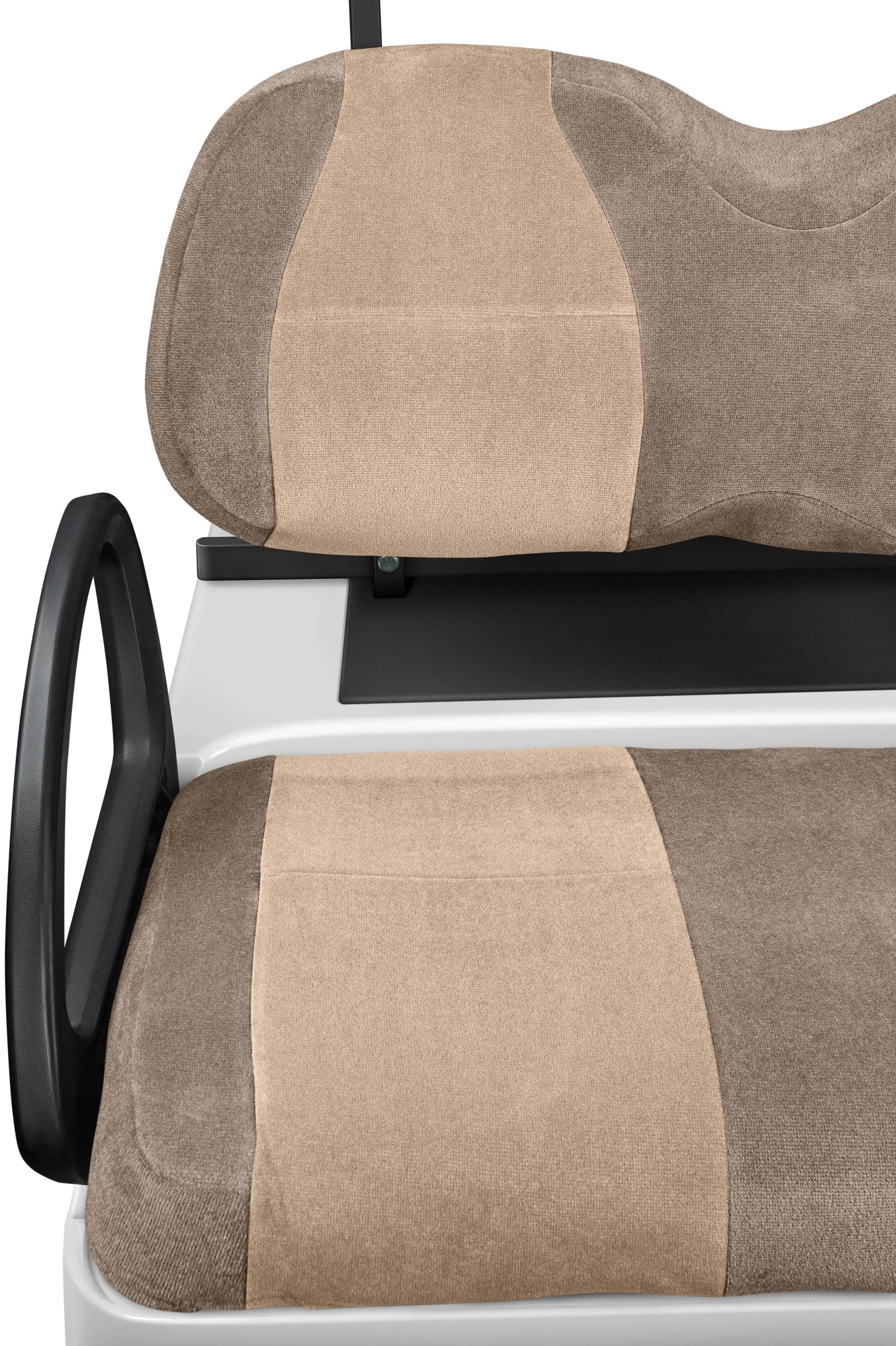 Velour Taupe and Tan