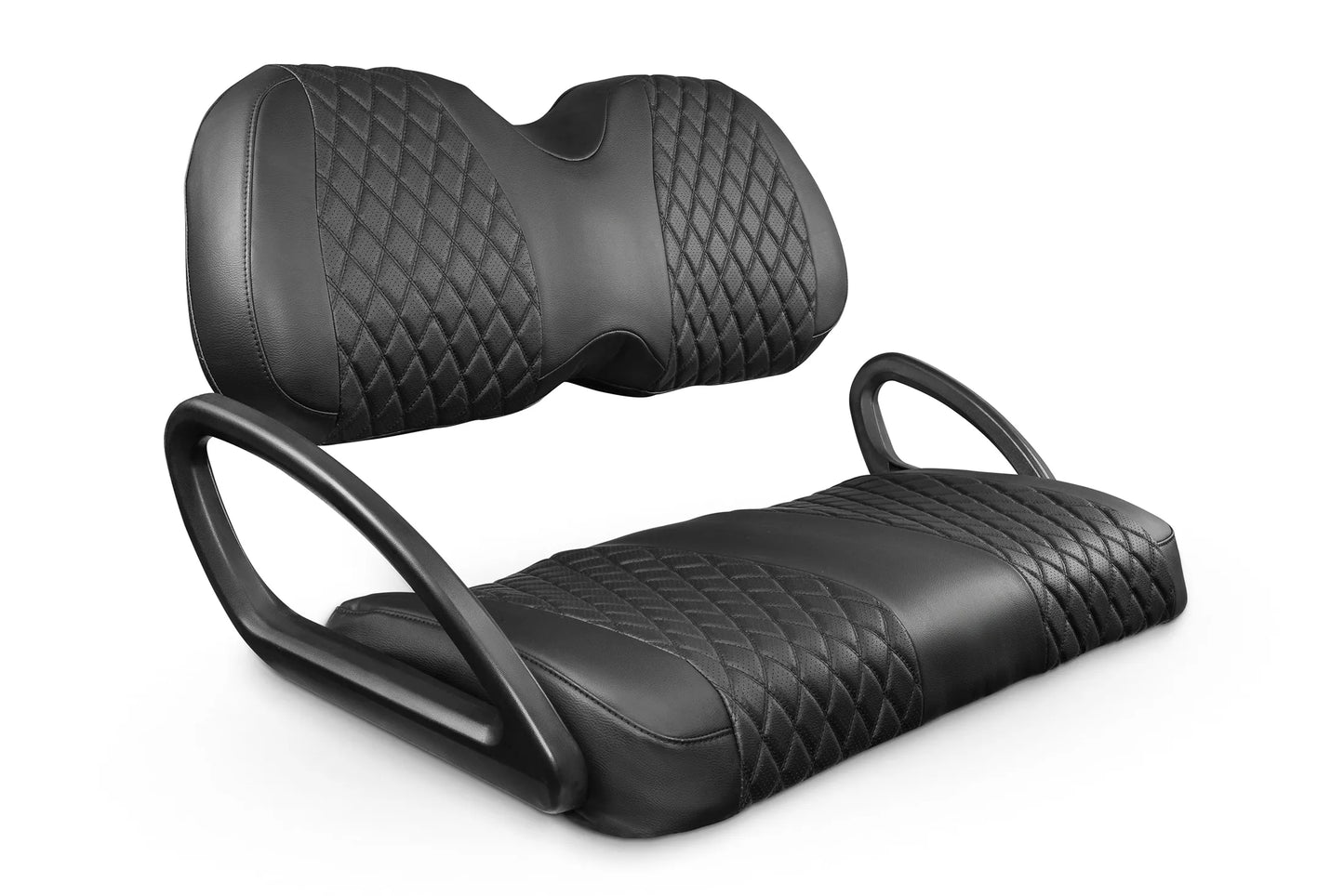 Quilted Diamond Black and Black