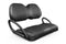 Quilted Leatherette Golf Cart Seat Covers - Quilted Diamond Black and Black / Club Car Precedent / Tempo / Onward