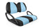Neo-Sport Golf Cart Seat Covers - Neo-Sport Black and Light Blue / Club Car Precedent / Tempo / Onward